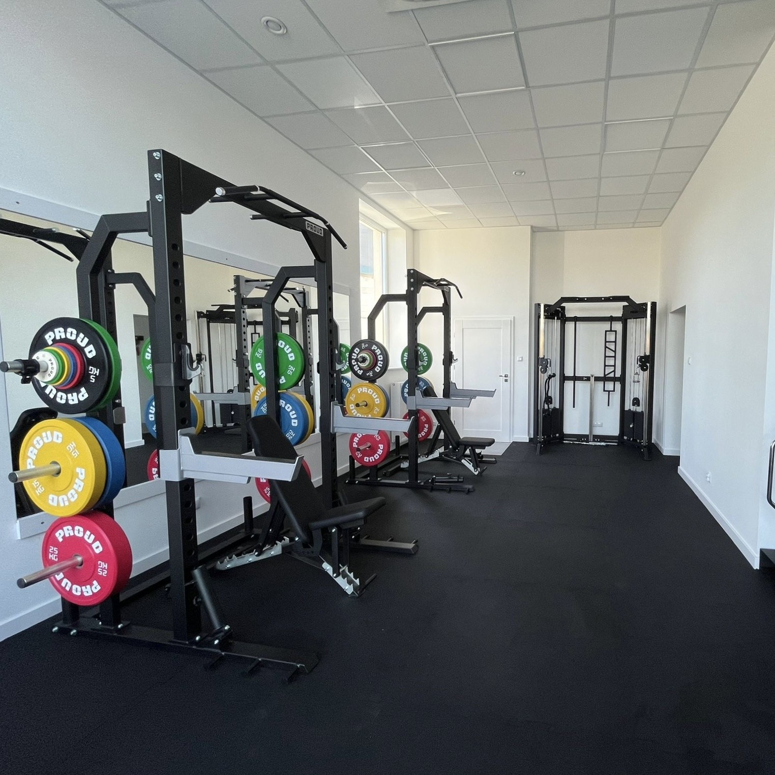 podłoga gumowa evolve gym kwadrat