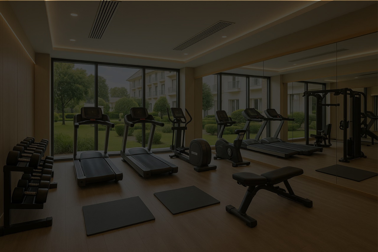 siłownia w hotelu